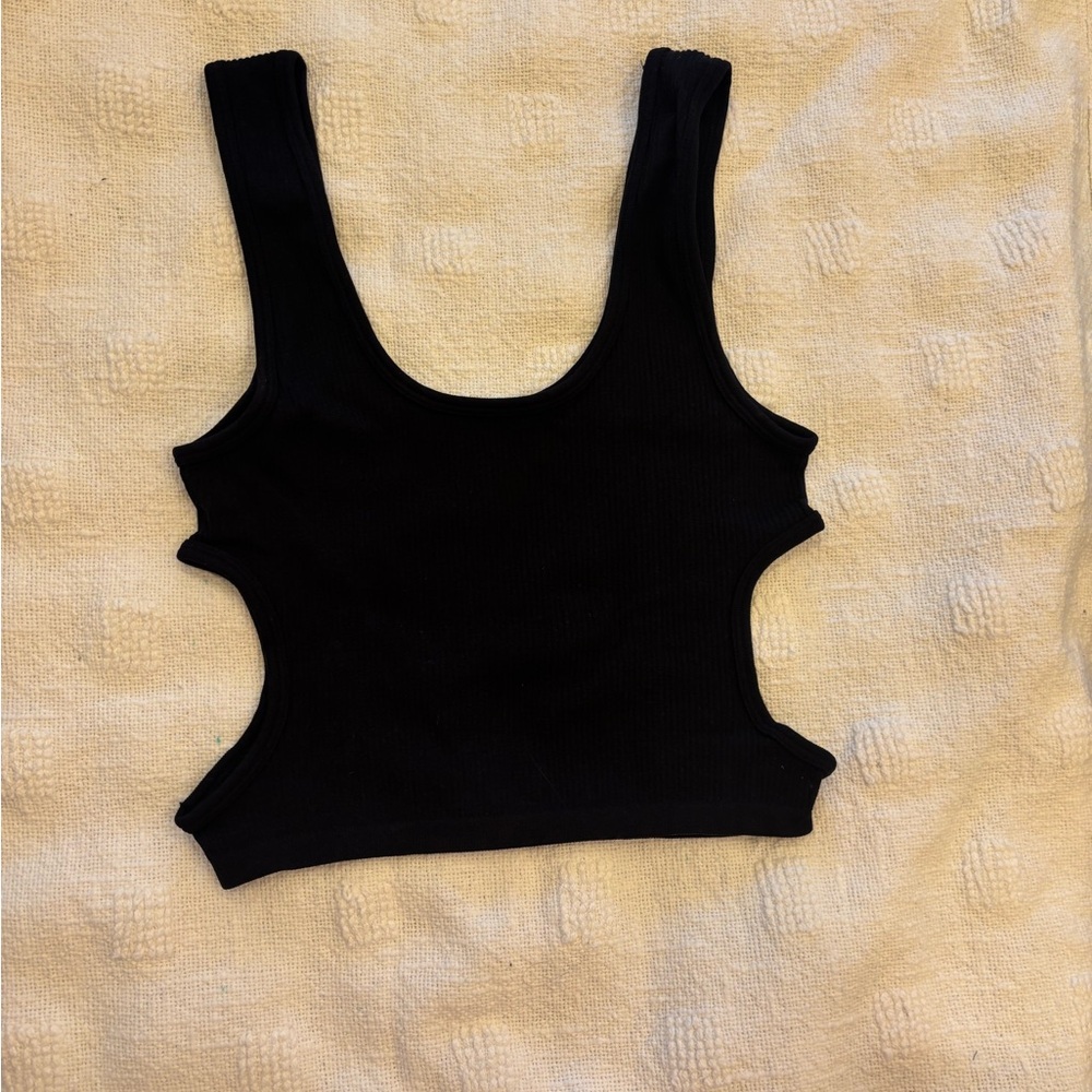 Black Sleeveless Women's Top